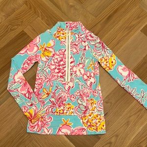 Lilly Pulitzer Womens XXS Half Zip Pullover